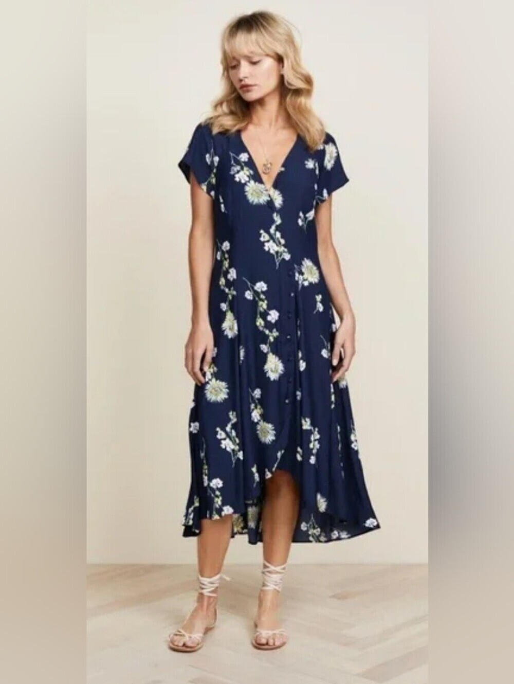 Free People Lost In You High-Low Midi Dress, VGUC, Size L